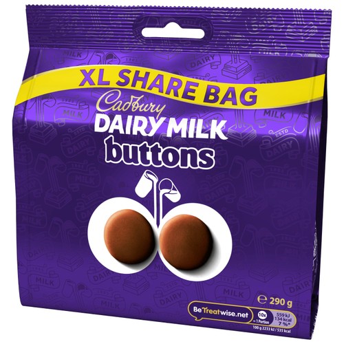 Cadbury Dairy Milk Buttons 290G