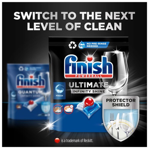 Finish Quantum Infinity Shine Dishwasher Tablets Original