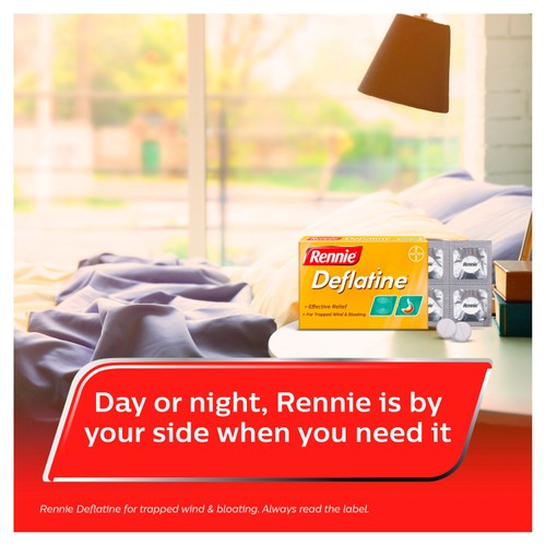 Rennie Deflatine Trapped Wind Relief Tablets