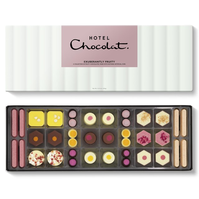 Hotel Chocolat Exuberantly Fruity Sleekster Assorted Chocolate Box 345g