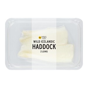 M&S 2 Haddock Loins 1kg - 1kg