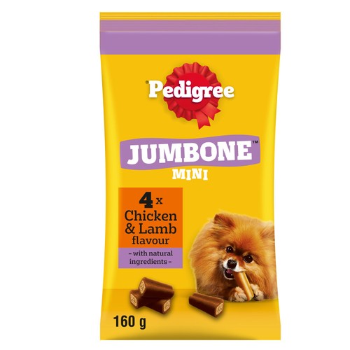 Pedigree Jumbone Mini Adult Small Dog Treats Chicken & Lamb 