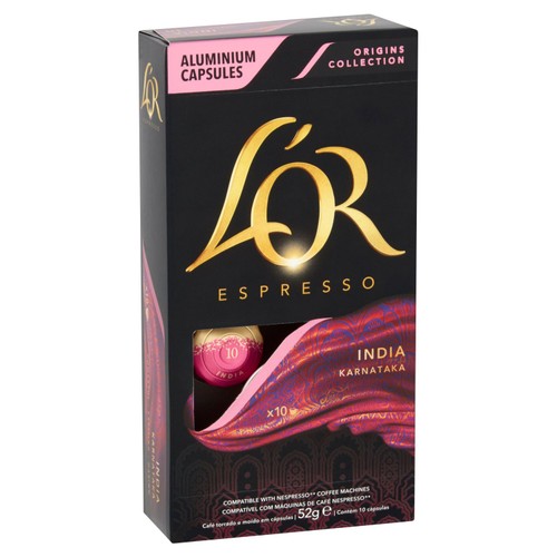 L'OR India Coffee Pods x10 Intensity 10