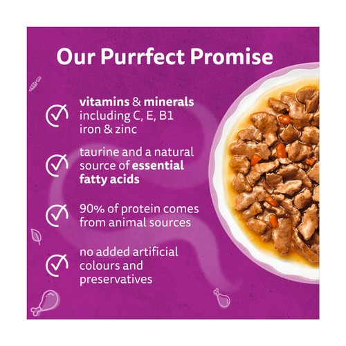 Whiskas 1+ Wet Cat Food Pouches Aromatic Fusion in Gravy