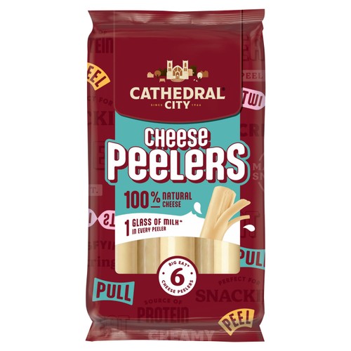 Cathedral City Cheese Peelers 6 Snacks