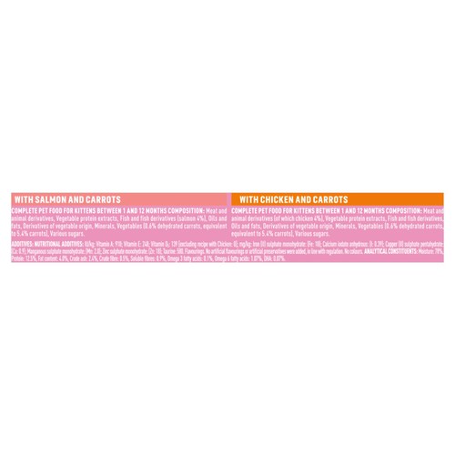 PURINA ONE Kitten Mini Fillets Salmon and Chicken Wet Cat Food