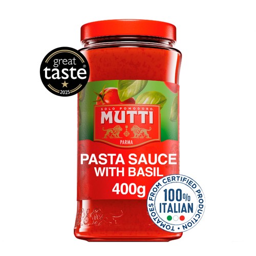 Mutti Tomato & Basil Pasta Sauce No Added Sugar
