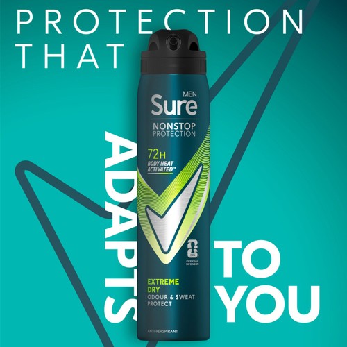 Sure Men 72hr Nonstop Protection Extreme Dry Antiperspirant Deodorant