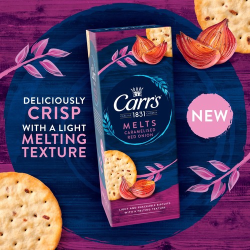 Carr's Melts Caramelised Red Onion Crackers