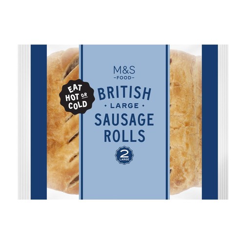 M&S 2 Large Sausage Rolls