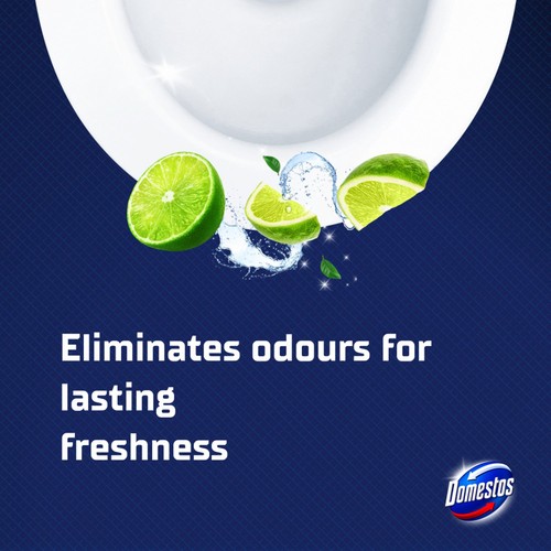 Domestos Zero Limescale Toilet Cleaner Lime 