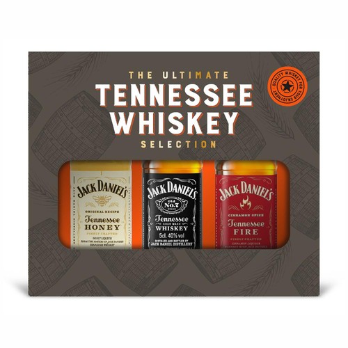 Jack Daniel's Tennessee Whiskey Trio Selection Gift Set