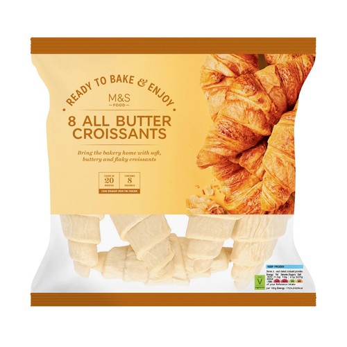 M&S 8 Ready to Bake Croissants Frozen