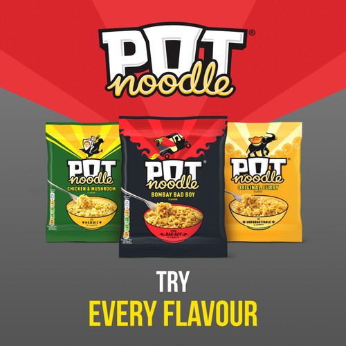 Pot Noodle Bombay Bad Boy Instant Noodles 115g