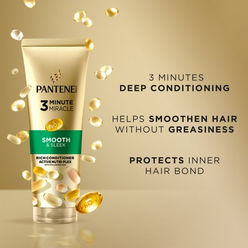 Pantene 3 Minute Miracle Smooth & Sleek Deep Conditioner