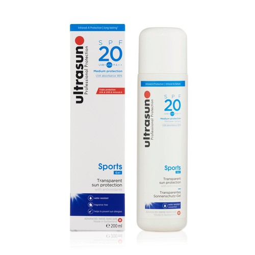 Ultrasun SPF 20 Sports Gel Sunscreen