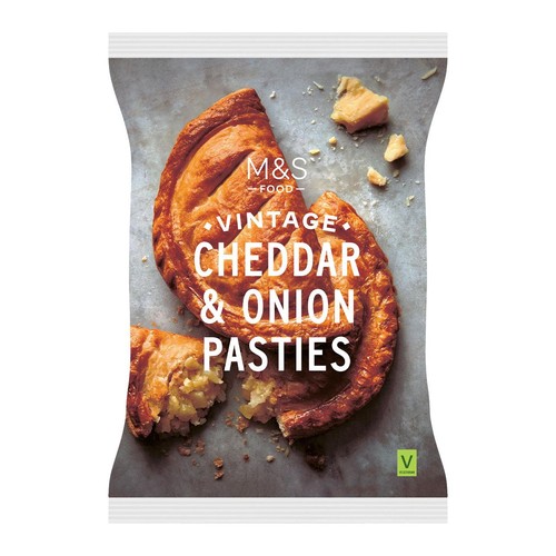 M&S Mature Cheddar & Onion Pasties