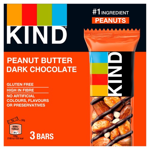 KIND Peanut Butter Dark Chocolate Snack Bars Multipack
