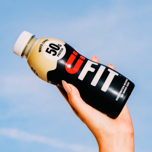 UFIT White Chocolate 50g Protein Milkshake