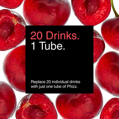 Phizz Caffeine 3-in-1 Hydration, Electrolytes and Vitamins Effervescent