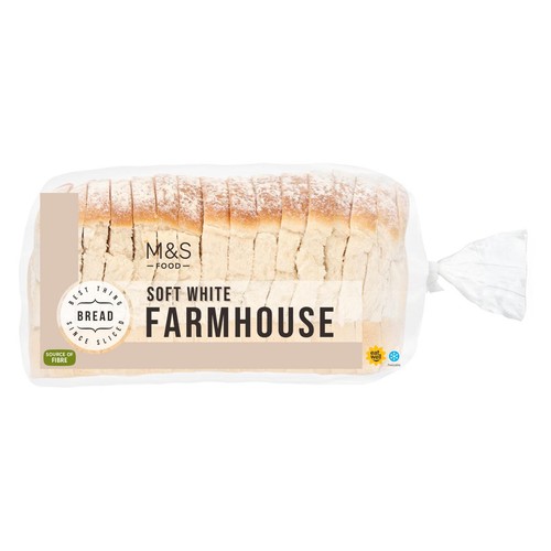 M&S Soft White Farmhouse Bread Loaf
