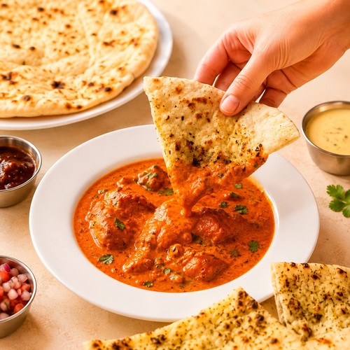 Leicester Handmade Bakery Plain Naan Breads