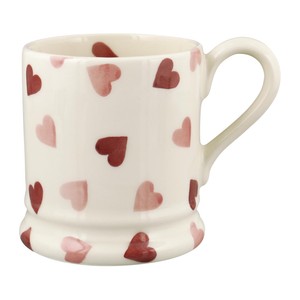 emma bridgewater cream pink hearts small mug