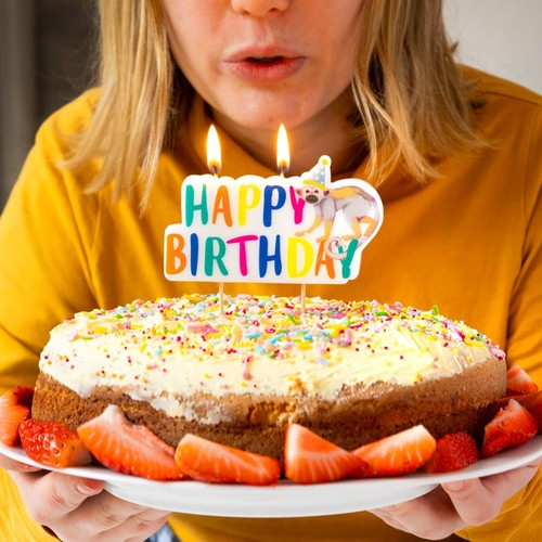 Talking Tables Safari Animal Birthday Candle