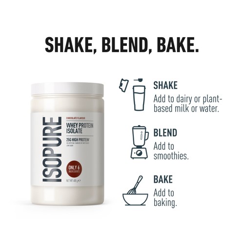 Isopure Chocolate Whey Protein Isolate Powder
