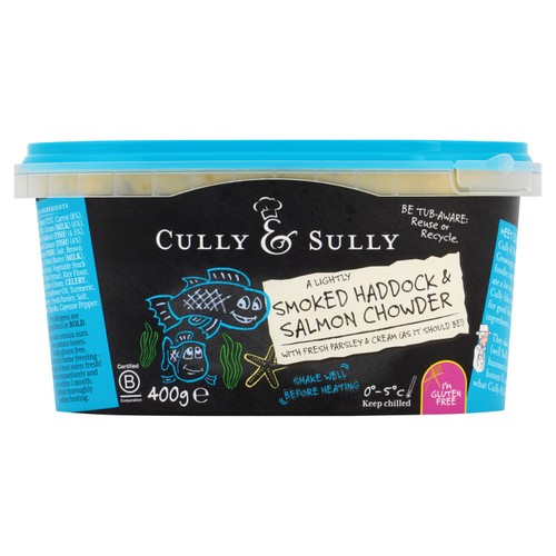Cully & Sully Smoked Haddock & Salmon Chowder Soup
