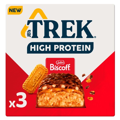 TREK High Protein Biscoff Protein Bars Multipack