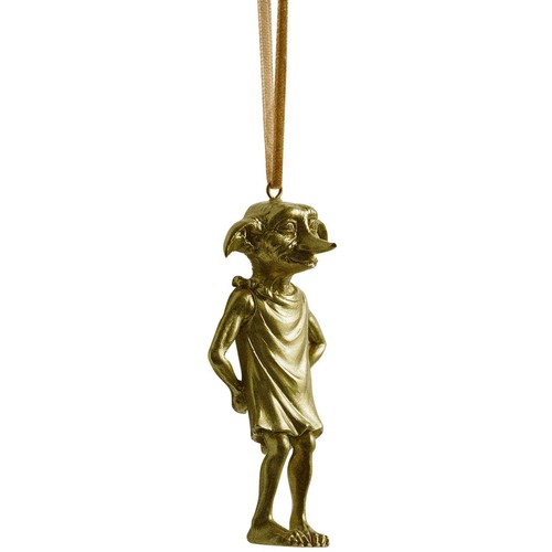 M&S Harry Potter Dobby Decoration, Gold Mix