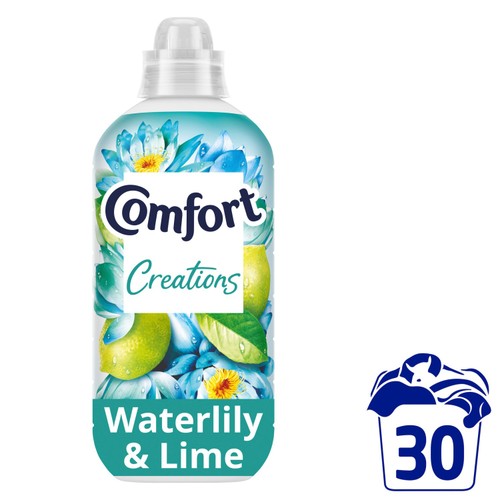 Comfort Perfume Creations Waterlily & Lime Fabric Conditioner 30 Washes