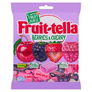 Fruittella Berry & Cherry Chews Sweets Sharing Bag