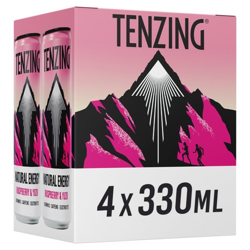 TENZING Natural Energy Raspberry & Yuzu Pack
