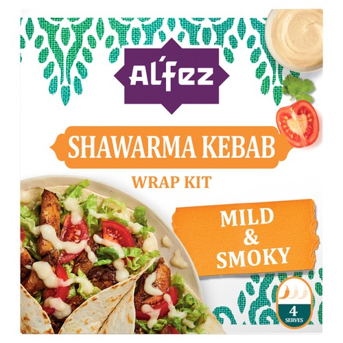 Al'Fez Shawarma Kebab Wrap Kit