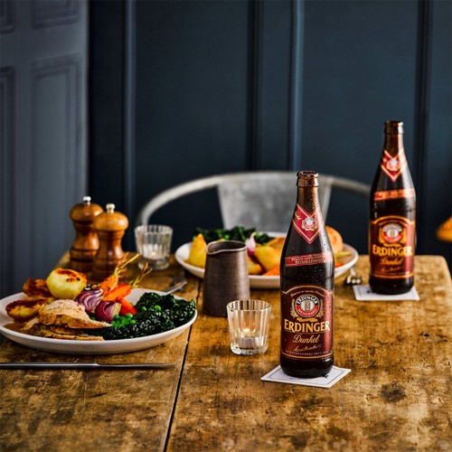 Erdinger Dunkel Wheat Beer Bottle