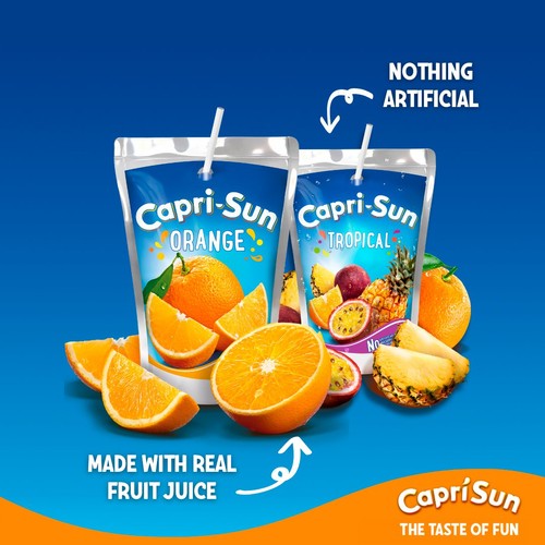 Capri Sun Orange Party Pack Kids Juice Drink