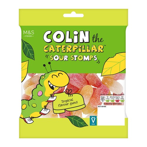 M&S Colin The Caterpillar Sour Stomps