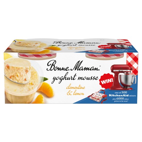 maman Bonne Maman Clementine & Lemon Mousse Dessert - Ocado