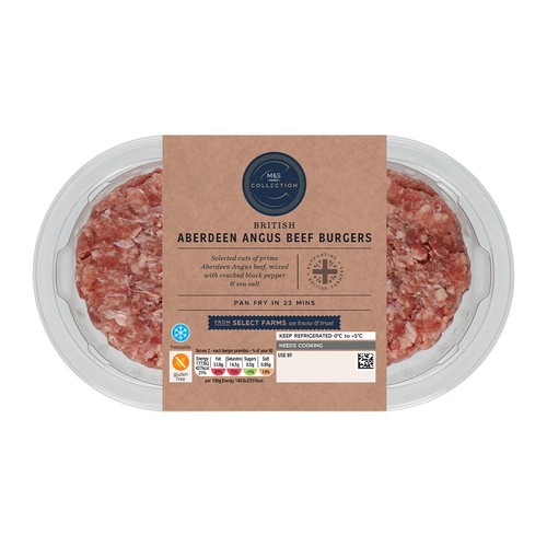 M&S Collection 2 Aberdeen Angus Beef Burgers