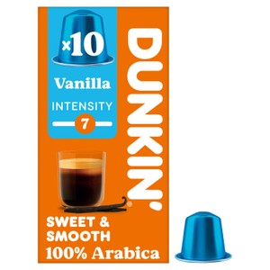 Dunkin Vanilla Nespresso Compatible Coffee Pods