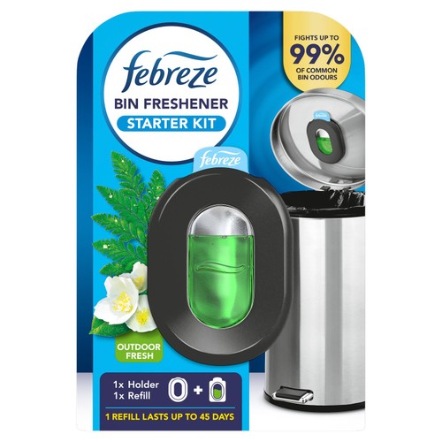 Febreze Bin Freshener Starter Kit Outdoor Fresh