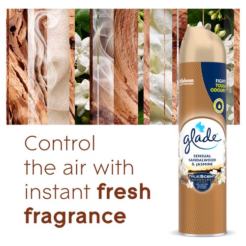 Glade Aerosol Sandalwood & Jasmine Air Freshener