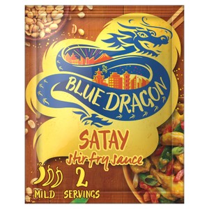 Blue Dragon Satay Stir Fry Cooking Sauce Mild 120g