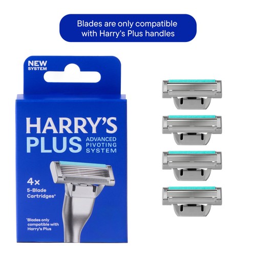 Harry's Plus Razor Blade Cartridges 4s