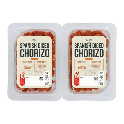 M&S Spanish Diced Chorizo