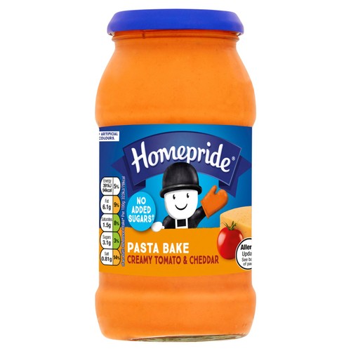 Homepride No Added Sugar Pasta Bake Sauce Tomato & Cheddar Cheese