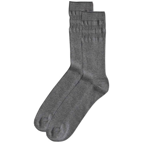 M&S Mens Gentle Grip Cool & Fresh Socks, 6-8.5, Blue Mix
