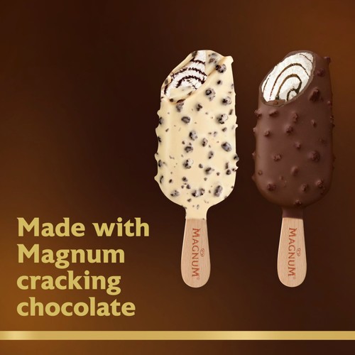 Magnum Mini Chocolate & White Chocolate Cookie Ice Cream Sticks